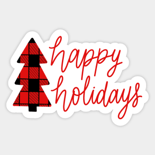 happy holidays Sticker